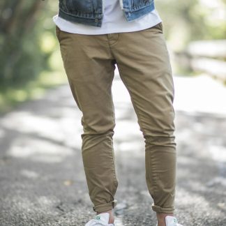 Alvera Men's Straight Fit Chino Pants — Cotton Twill